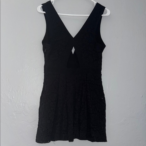 Free People Black Fit and Flare Mini Dress 104 - Picture 5 of 10
